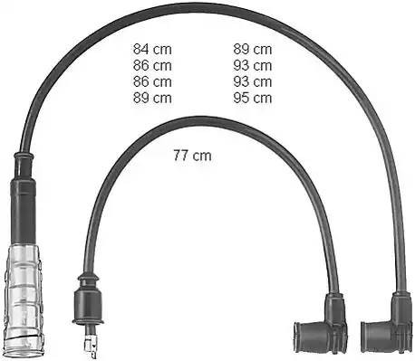 Ккомплект проводов зажигания ZEF471 BERU