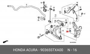 Деталь 90365STXA00 HONDA
