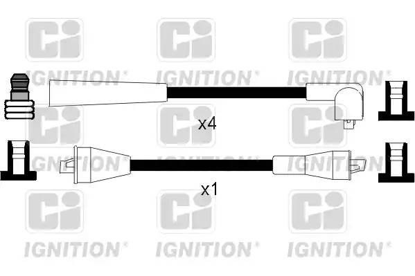 Ккомплект проводов зажигания XC791 QUINTON HAZELL