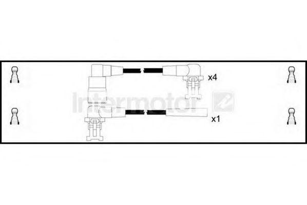 Ккомплект проводов зажигания 73820 STANDARD