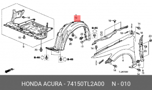 Деталь 74150TL2A00 HONDA