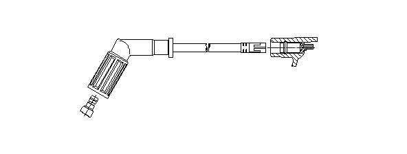 Провод зажигания 6A3962 BREMI
