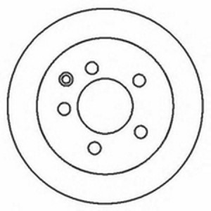 Тормозной диск 562280B BENDIX JURID