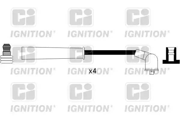 Ккомплект проводов зажигания XC919 QUINTON HAZELL