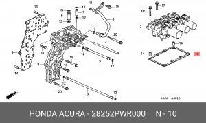 Прокладка системы выпуска ОГ 28252PWR000 HONDA