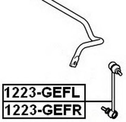 Стойка стабилизатора 1223-GEFR ASVA