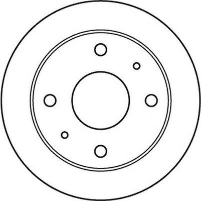 Тормозной диск 562144B BENDIX JURID
