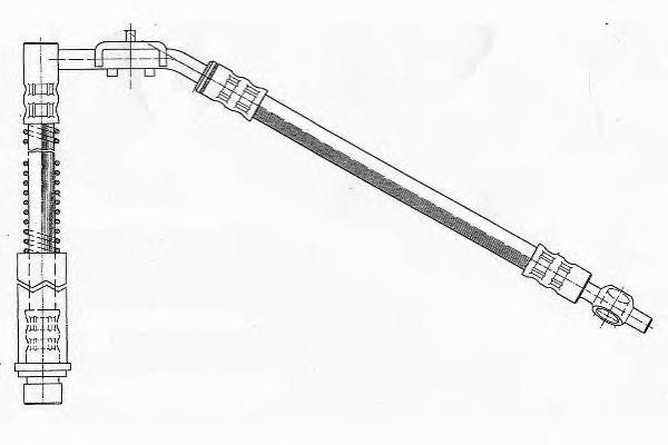 Тормозной шланг FHY2402 FERODO