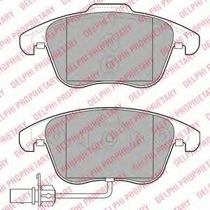 Колодки тормозные дисковые LP2107 DELPHI