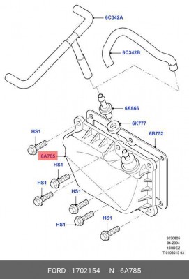 Деталь 1 702 154 FORD