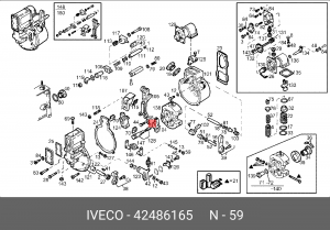 Болт 42486165 IVECO
