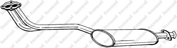 Предглушитель выхлопных газов 285165 BOSAL