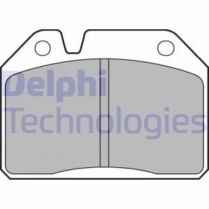 Комплект тормозных колодок, диско LP55 DELPHI