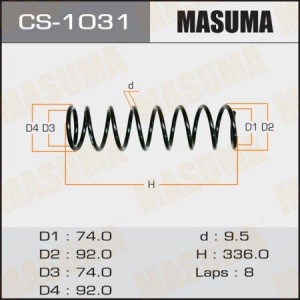 Пружина подвески CS-1031 MASUMA