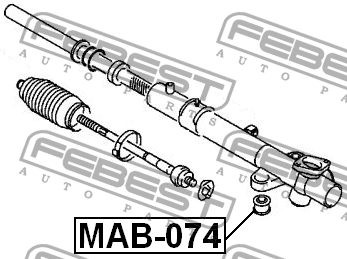 Рейка рулевая MAB-074 FEBEST