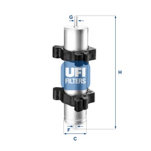 Топливный фильтр 31.824.00 UFI