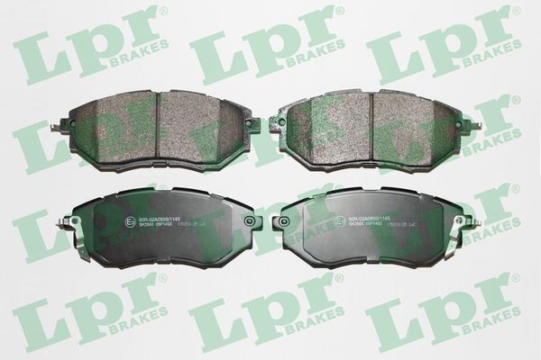Колодки тормозные дисковые 05P1402 LPR