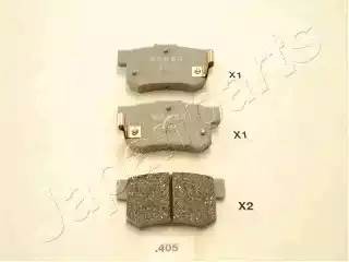 Комплект тормозных колодок, диско PP405AF JAPAN PARTS GROUP