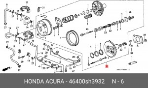 Усилитель тормозной системы 46400SH3932 HONDA