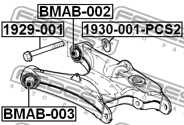Сайлентблок BMAB-003 FEBEST
