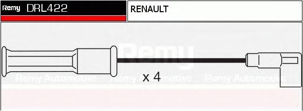 Ккомплект проводов зажигания DRL422 DELCO REMY