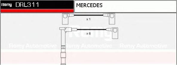 Ккомплект проводов зажигания DRL311 DELCO REMY