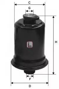 Фильтр топливный S 1712 B SOFIMA