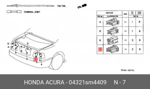 Деталь 04321SM4409 HONDA