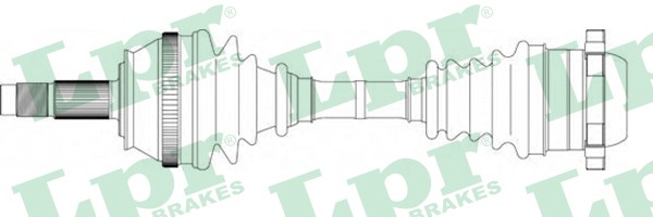 Приводной вал DS20077 LPR