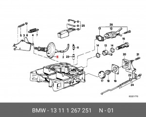 Карбюратор 13 11 1 267 251 BMW
