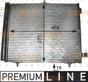Конденсатор, кондиционер 8FC 351 303-541 HELLA