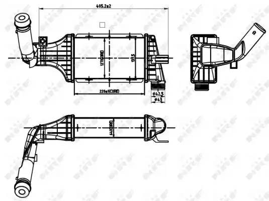 Интеркулер 30427 NRF