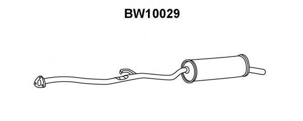 Глушитель выхлопных газов конечный BW10029 VENEPORTE