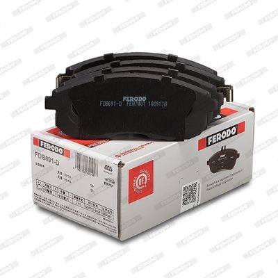 Комплект тормозных колодок, диско FSL1528 FERODO