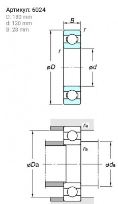 Подшипник 6024 KOYO