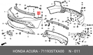 Деталь 71193STXA00 HONDA