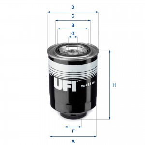 Топливный фильтр 24.411.00 UFI