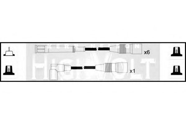 Ккомплект проводов зажигания OEF075 STANDARD