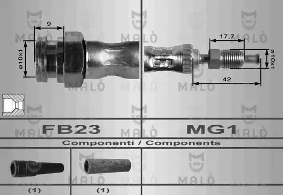 Тормозной шланг 8099 MALO