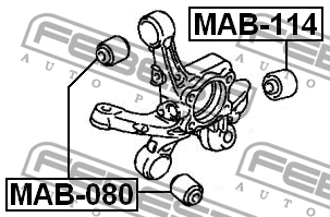 Сайлентблок MAB-114 FEBEST