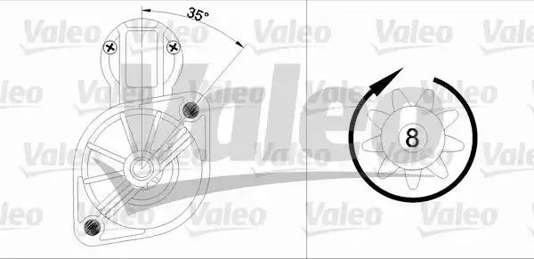 Стартер 455561 VALEO PHC