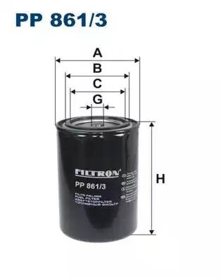Фильтр топливный PP8613 FILTRON