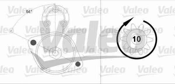 Стартер 458220 VALEO PHC