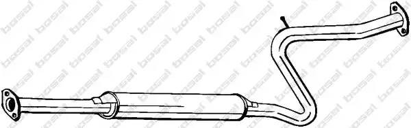 Средний глушитель выхлопных газов 282-765 BOSAL