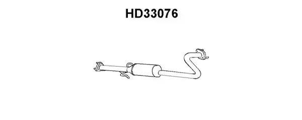 Предглушитель выхлопных газов HD33076 VENEPORTE