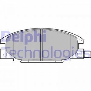 Комплект тормозных колодок, диско LP629 DELPHI