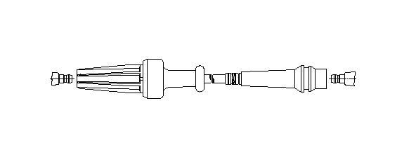 Провод зажигания 650E72 BREMI