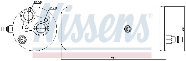 Осушитель, кондиционер 95329 NISSENS