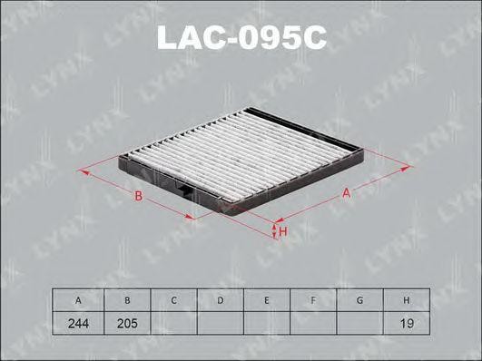 Фильтр салона LAC-095C LYNXAUTO
