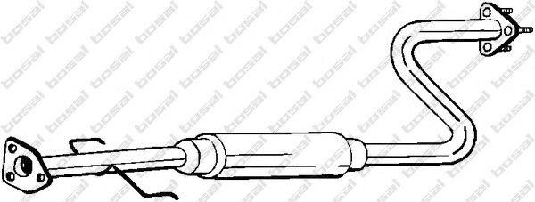 Средний глушитель выхлопных газов 280047 BOSAL